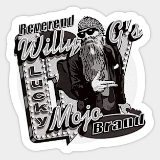 Reverend Willy G's - Lucky mojo brand Sticker